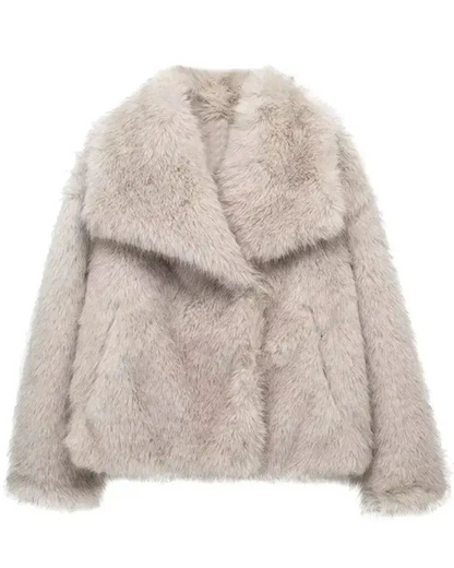 Mira | Trendy women's faux fur jacket