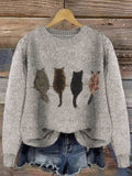 Embroidered Knit Pullover