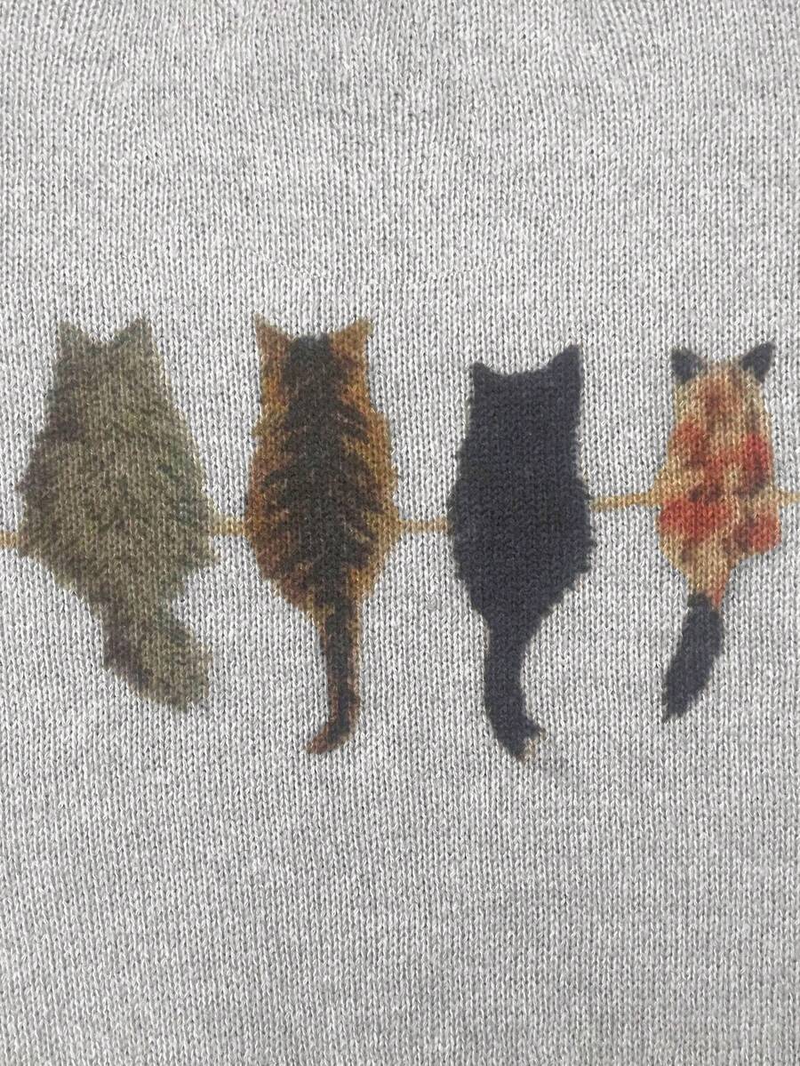 Embroidered Knit Pullover