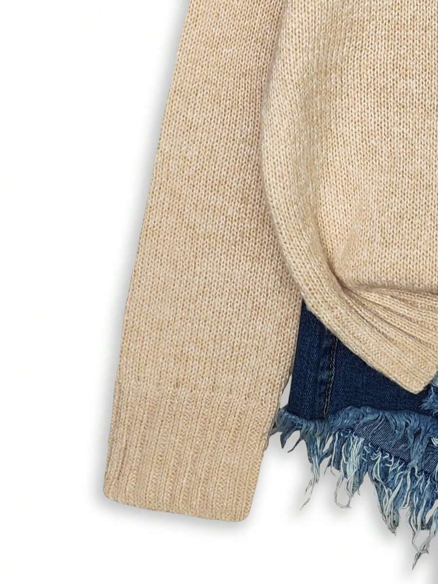 Embroidered Knit Pullover