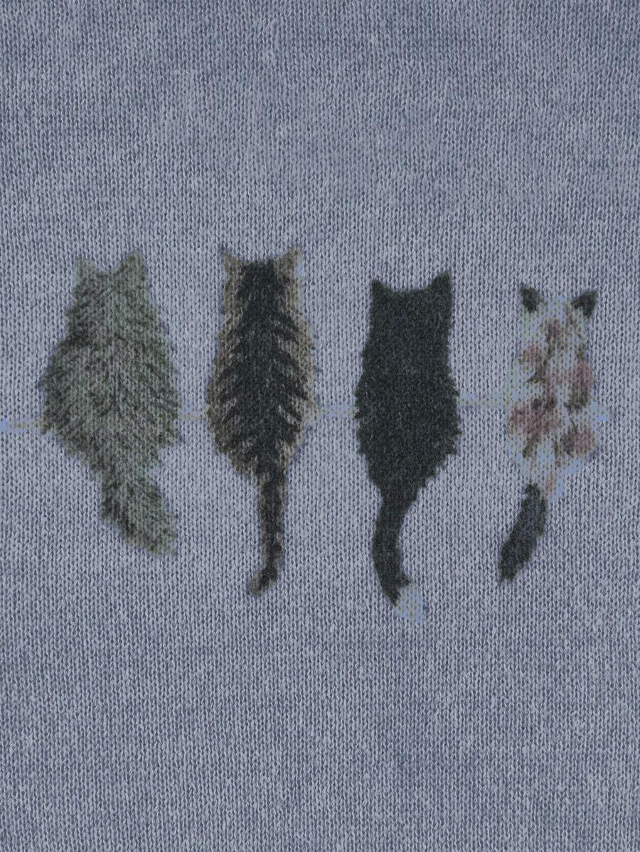 Embroidered Knit Pullover