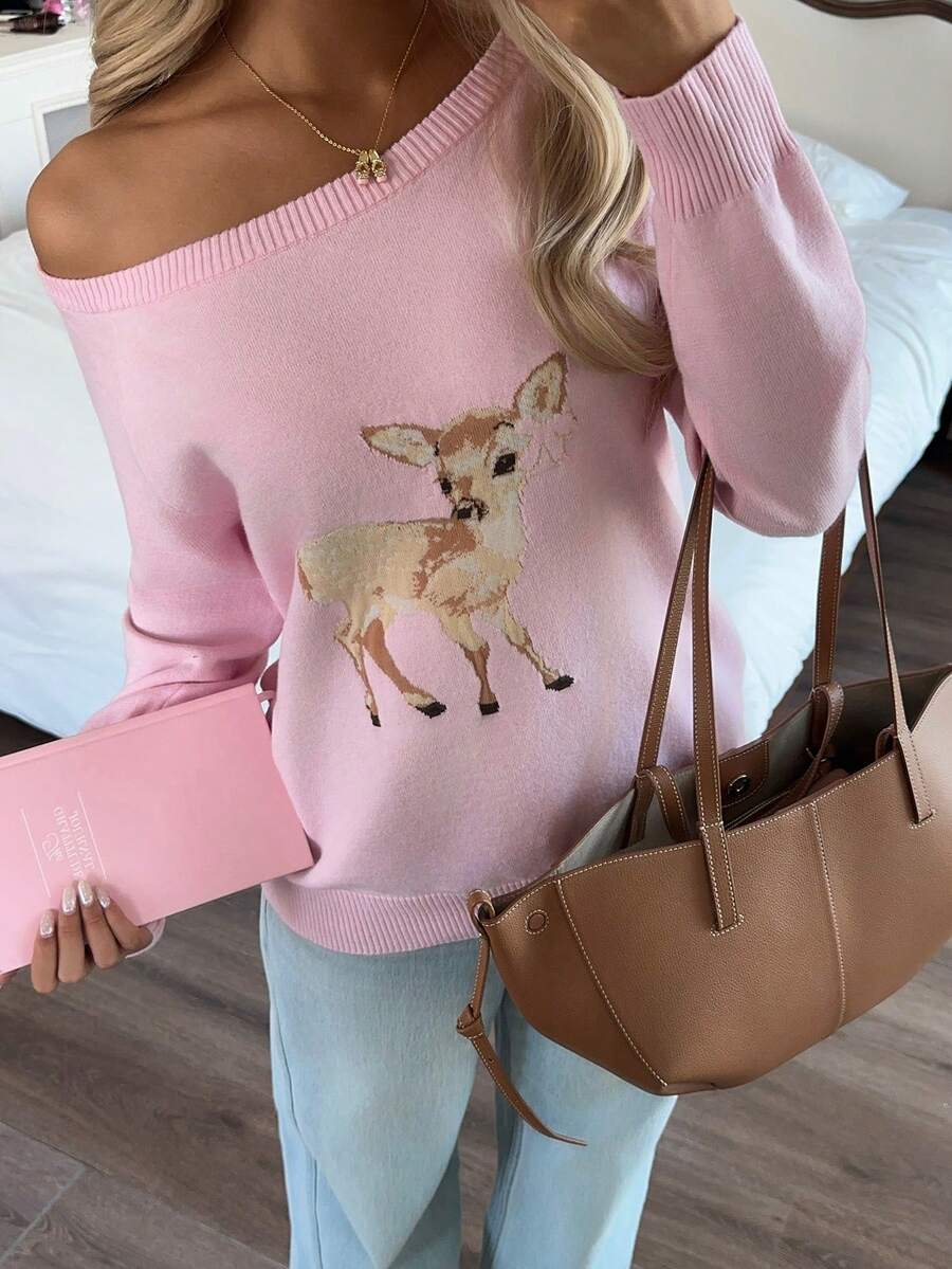 Pleated Knit Pullover