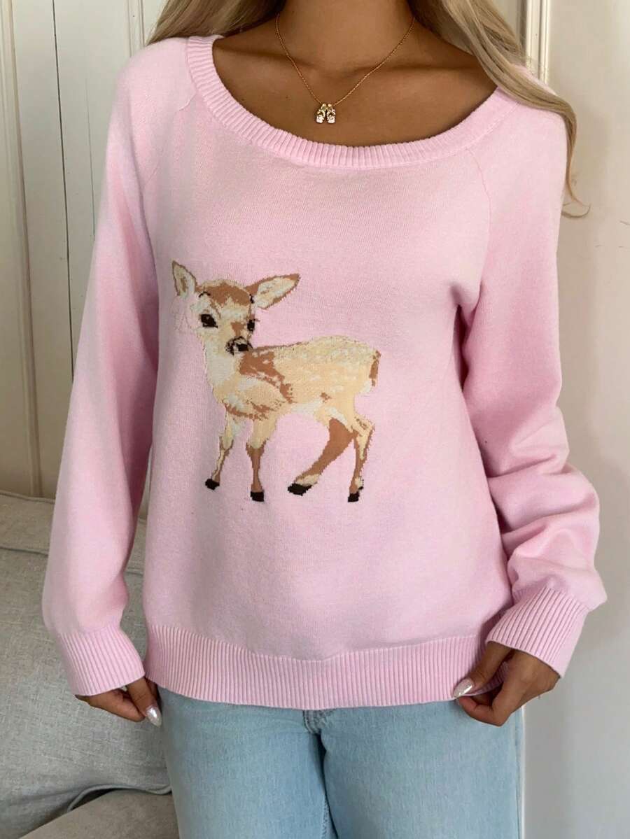 Pleated Knit Pullover