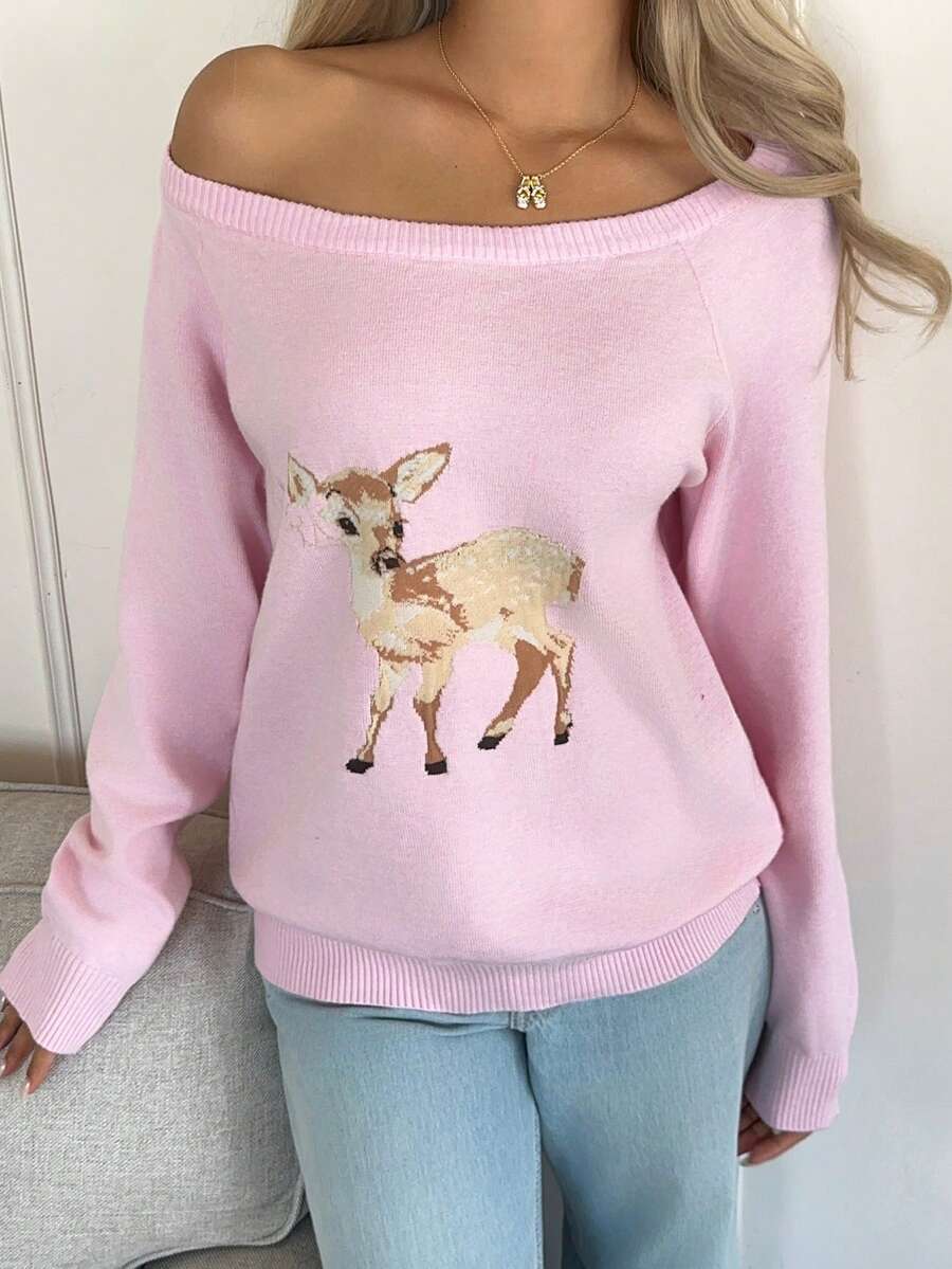 Pleated Knit Pullover