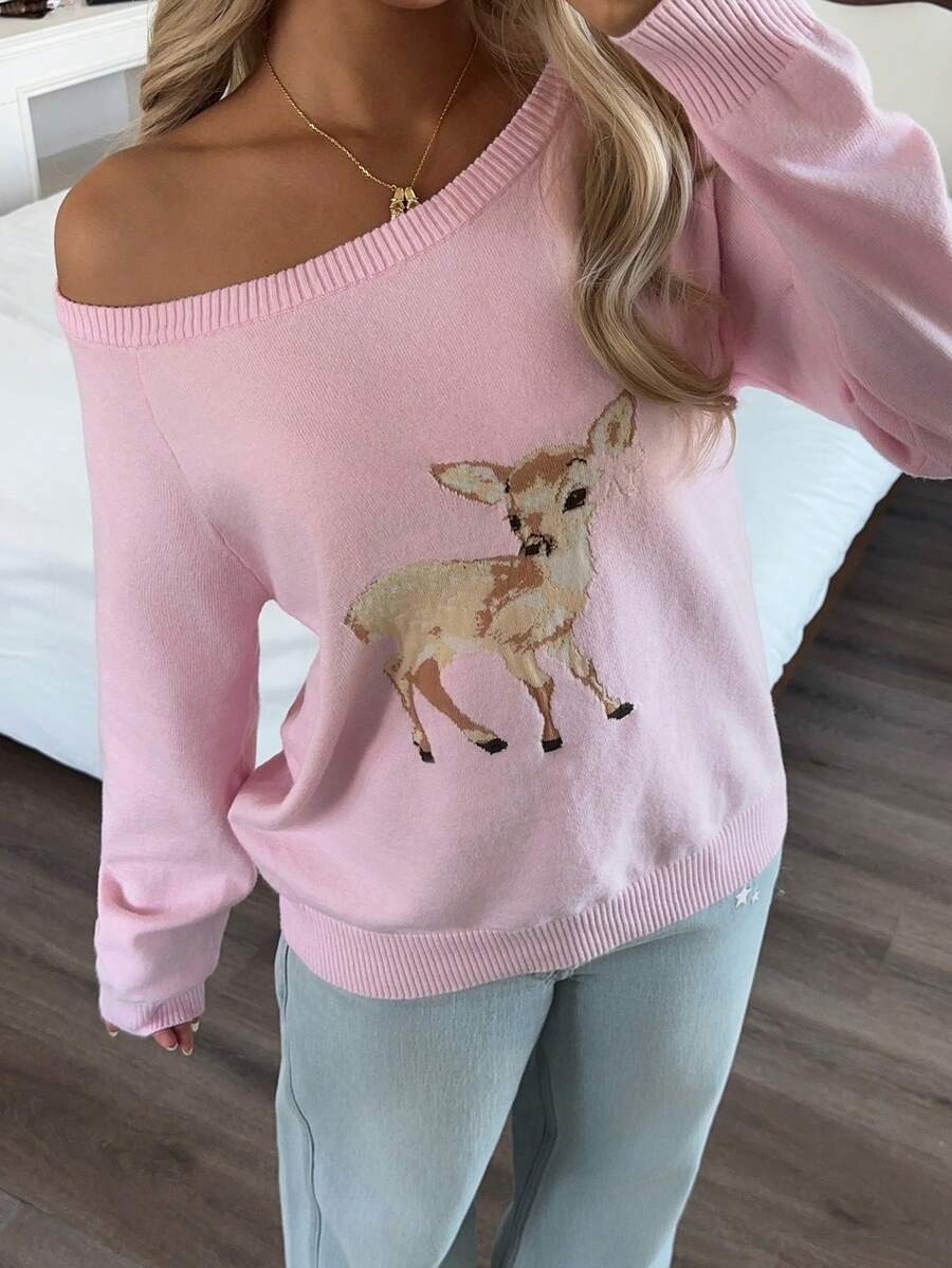 Pleated Knit Pullover
