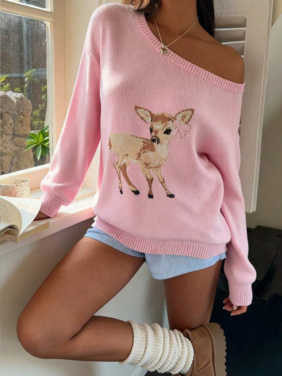 Pleated Knit Pullover