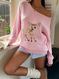Pleated Knit Pullover