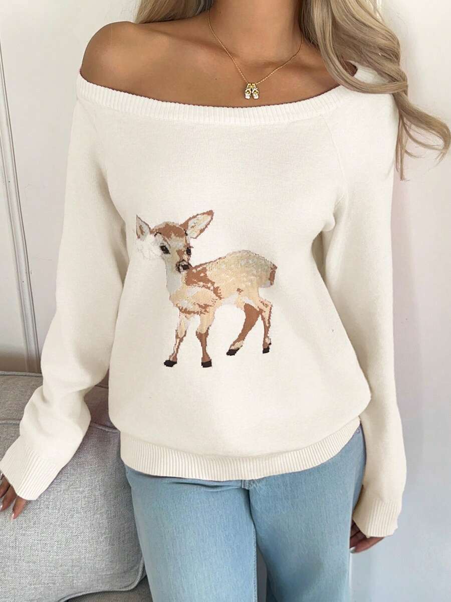 Pleated Knit Pullover