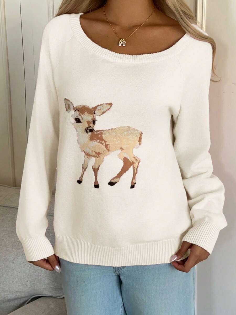 Pleated Knit Pullover