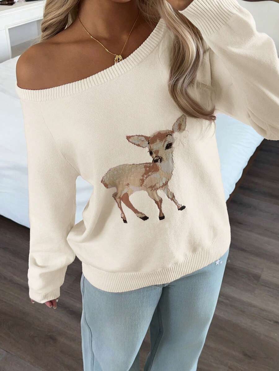 Pleated Knit Pullover