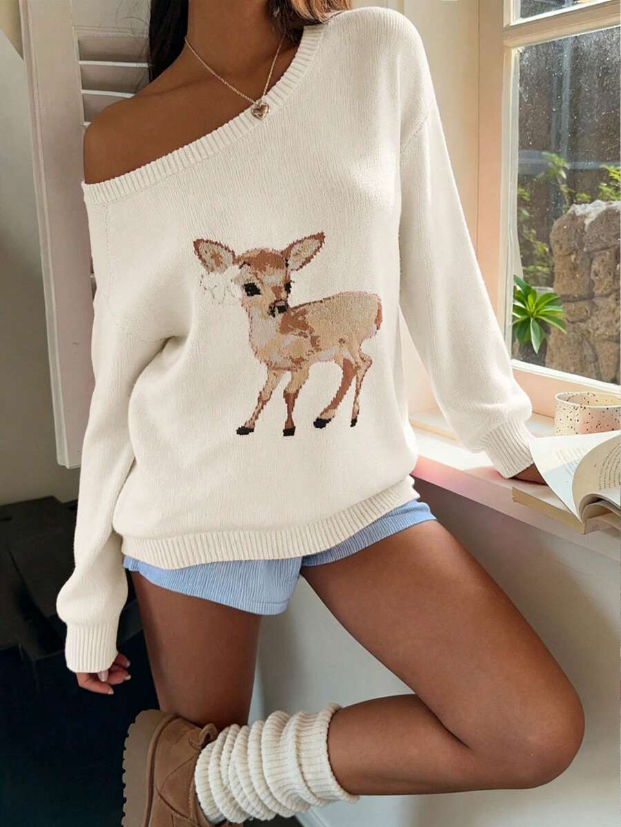 Pleated Knit Pullover