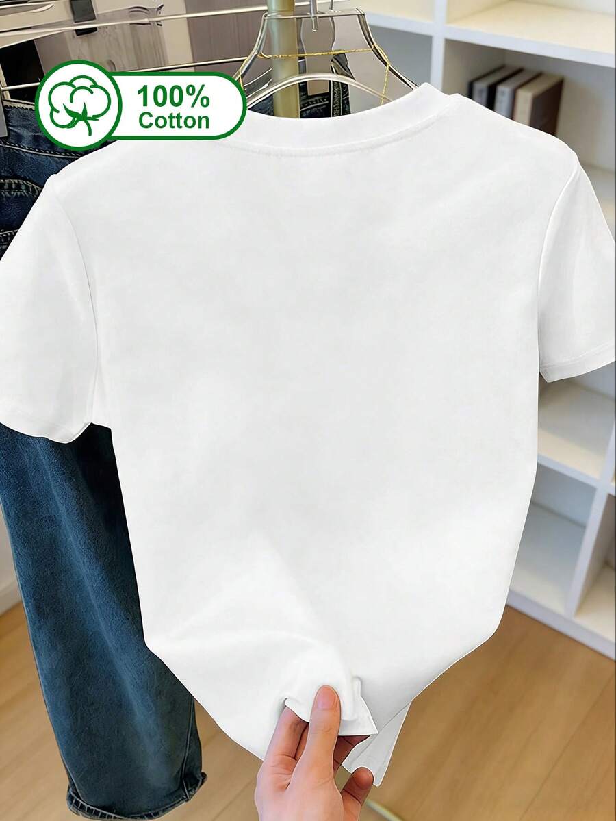 Casual Cotton Dachshund Graphic T-Shirt