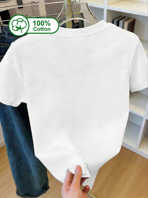 Casual Cotton Dachshund Graphic T-Shirt