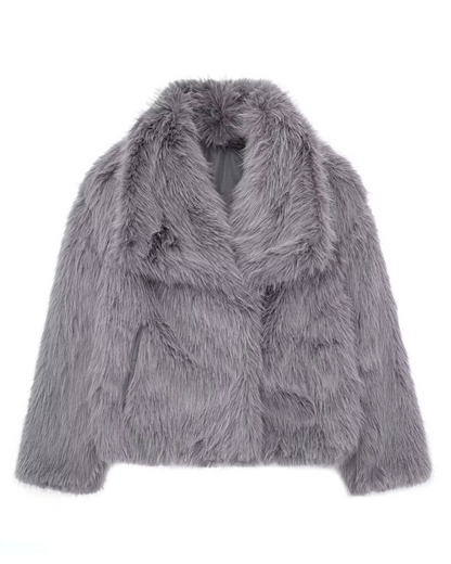 Mira | Trendy women's faux fur jacket