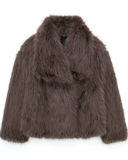 Mira | Trendy women's faux fur jacket