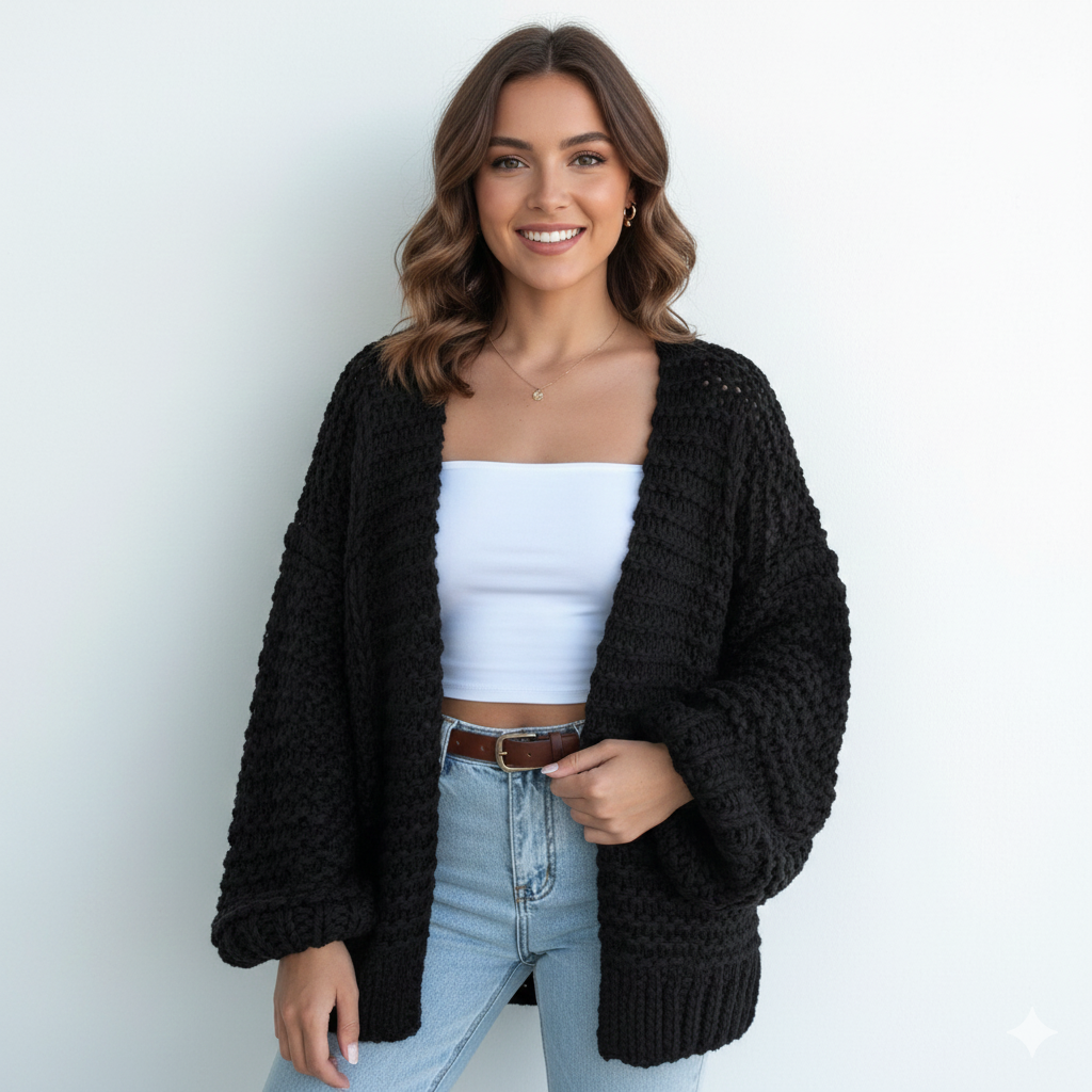 Madeline | Chunky Knit Relaxed Cardigan