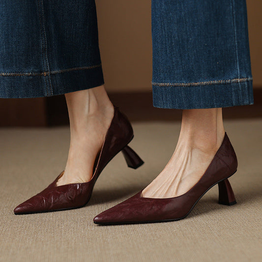 Marly | Leather Heels