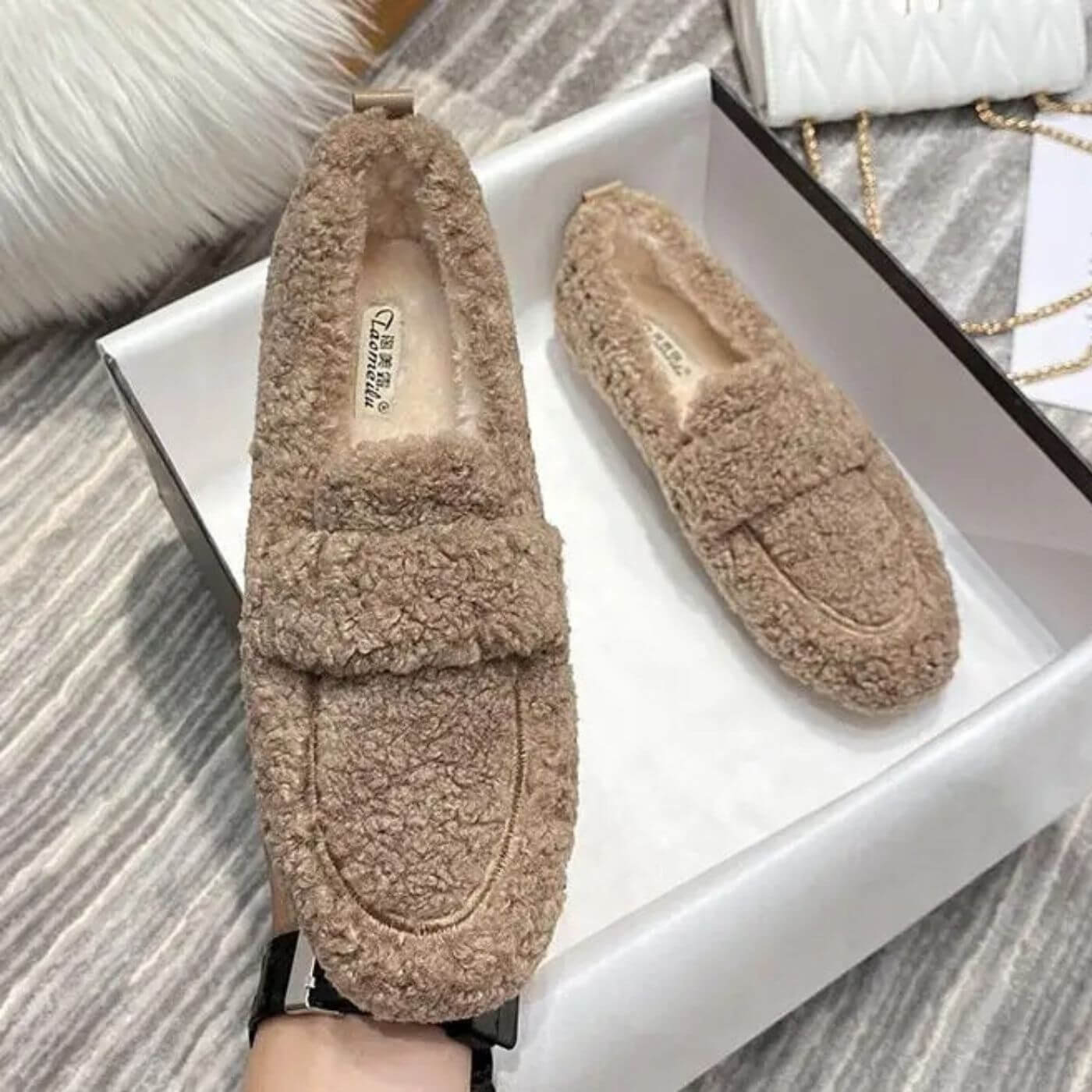Elda | Cozy Warm Moccasins