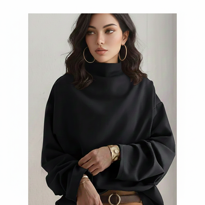 Verity | High-Neck Soft Knit Top