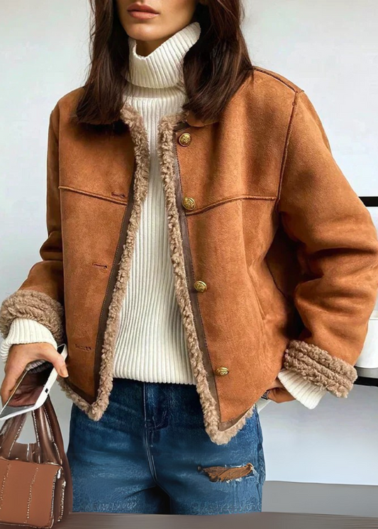 Rosa | SHEARLING-LINED JACKET